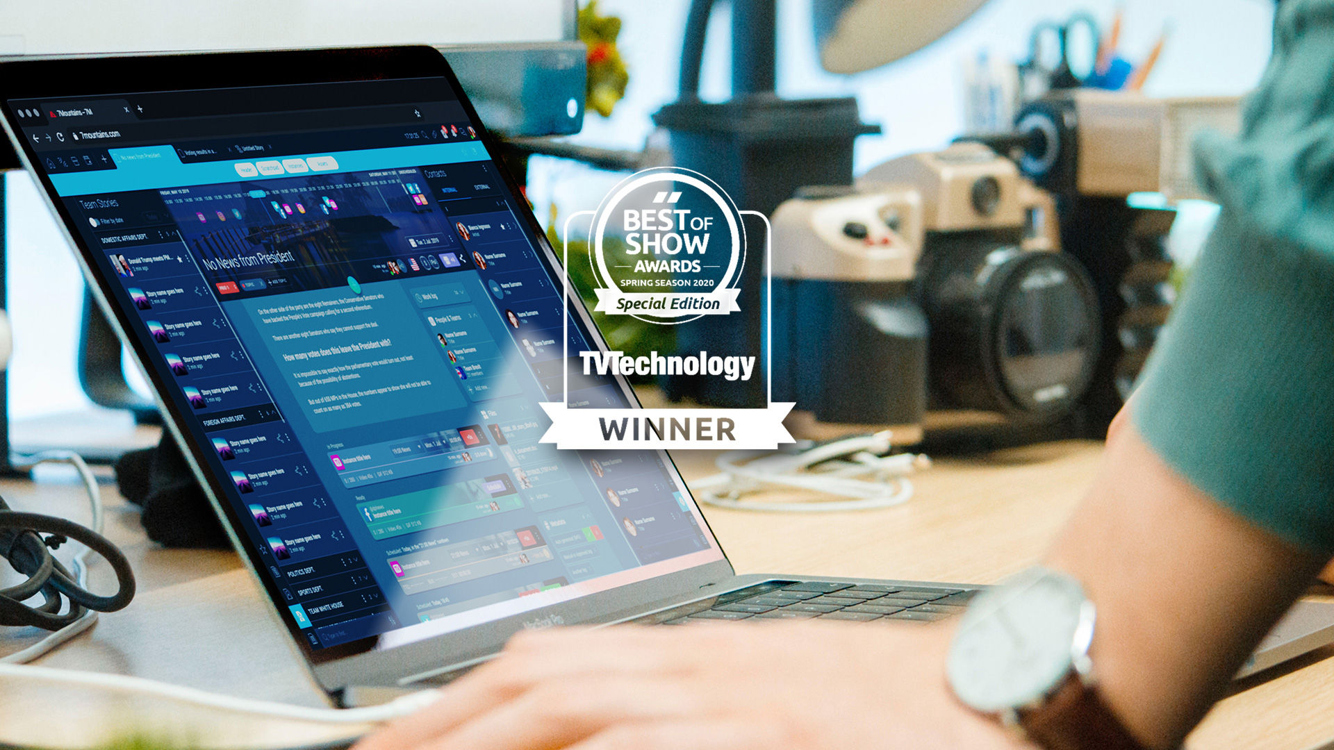 7Mountains and DiNA Wins Future Best of Show Award, Presented by TV Technology